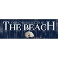 thumbnail image 3 of Medley, Elizabeth 18x9 Black Modern Framed Museum Art Print Titled - The Beach, 3 of 5