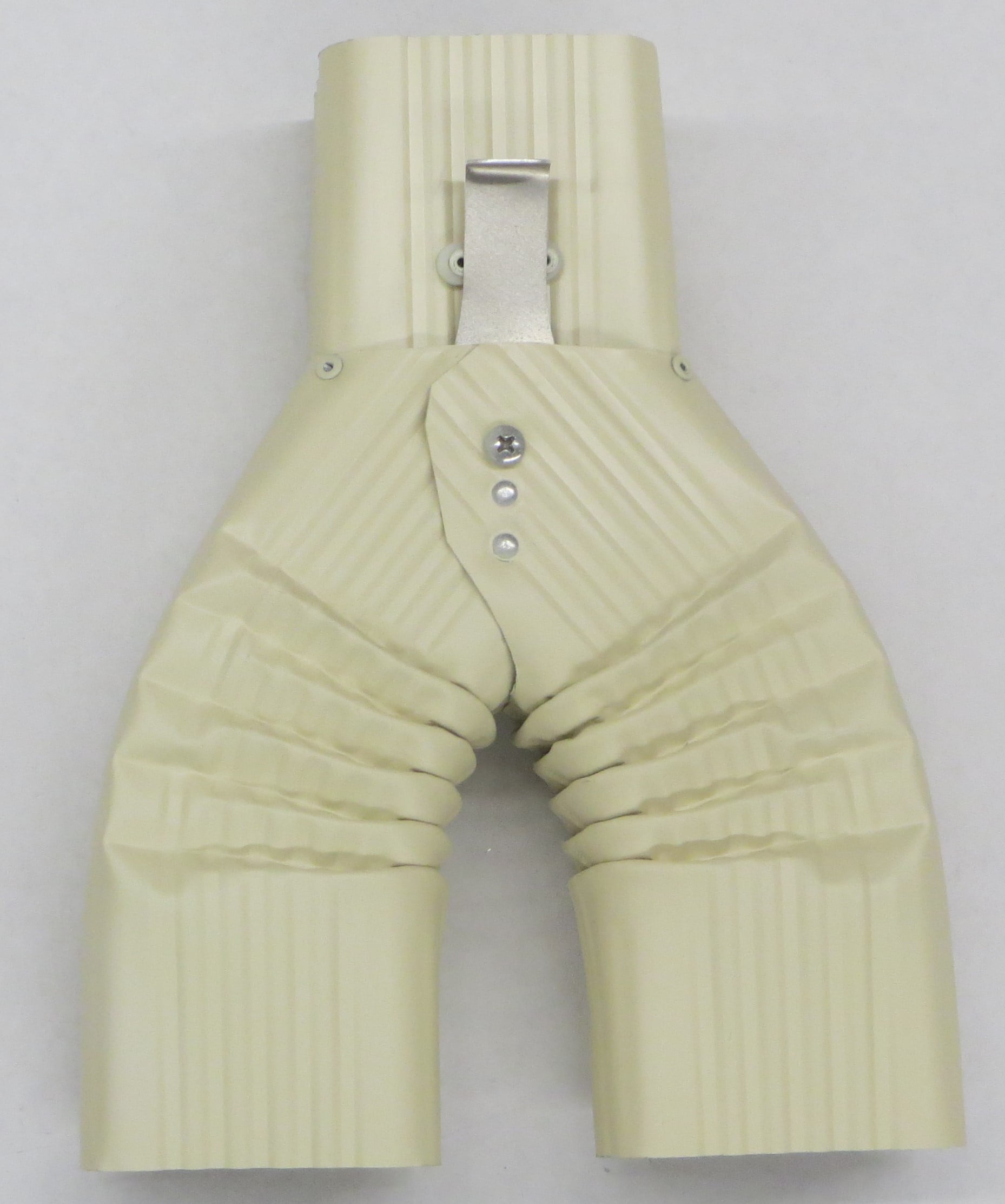 Basic Downspout Diverter for Rain Barrels (2X3, Classic Cream