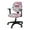 Funny Santa Claus Star, variant on FKELYI Autumn Maple Leaf Print Office Chair Slipcover 2 Pcs Stretchable Swivel Computer Chair Cover Dustproof Armchair Protector for Backrest & Cushion Seat
