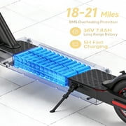 500W Peak Electric Scooter,8.5 Tires,21mph & 21Miles Range,Folding Commuting E-Scooter for Adults with APP Control