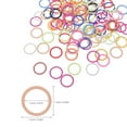 thumbnail image 3 of LOLIPPYY 200pcs Multi-Color Metal Markers for Knitting Crochet - 12mm Clips Craft Supplies for Yarn Sewing Projects, 3 of 7