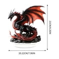 thumbnail image 3 of Aodebiao Gothic Dragon Acrylic Stand Figure Mythical Creature Collectible Decor for Home Office Desk Shelf Display Fantasy Lover Gift, 3 of 6