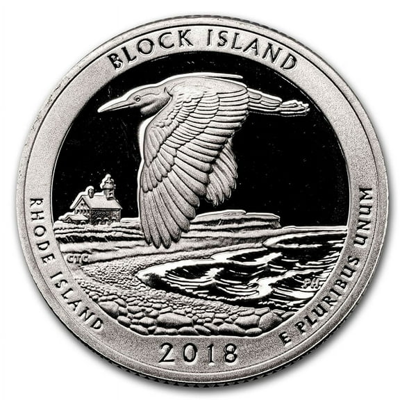 2018-S ATB Quarter Block Is National Wildlife Proof (Silver)