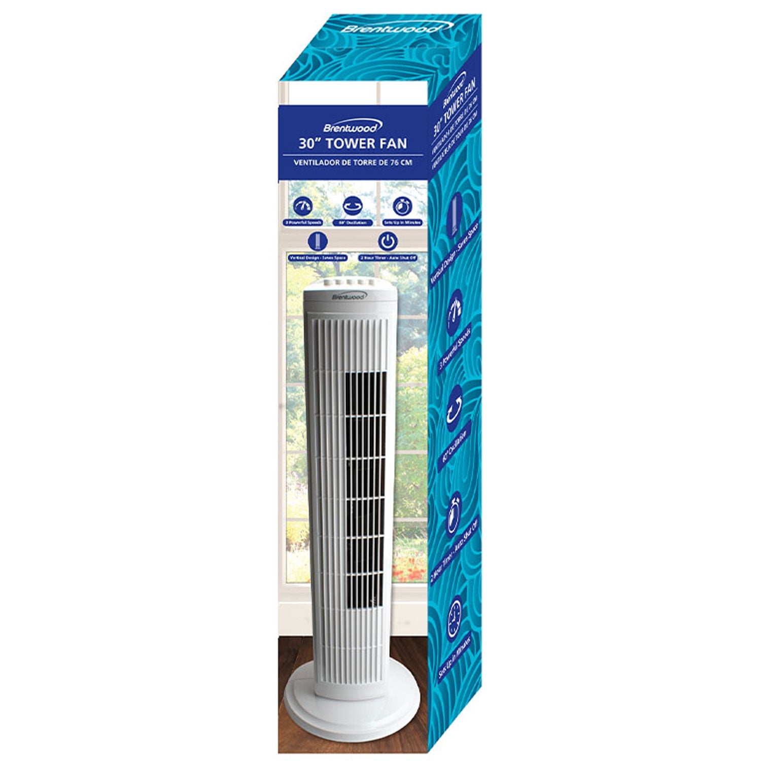 Brentwood F30TW 30 in. Tower Fan\u0026#44 