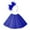 Blue, variant on Bearichfupo Girls' Tutu Skirt Children's Ballet Tutu For Parties & Performance Half Skirt With Headband Set Sizes 4-8 Years
