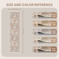 thumbnail image 5 of Roxstand 2.5'x8' Washable Runner Rug for Hallway Entrance Bedroom Entryway, Vintage Oriental Non Slip Stain Resistant Kitchen Rugs, Orange, 5 of 10