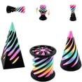 thumbnail image 1 of Fidget Toy ajitxalr Impossible Cone Spiral Cone, 3 paquetes, 1 of 4