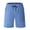 Blue, variant on Blmnix Soccer Shorts Shorts for Men Running Shorts Pleated Short Blue Low with Pockets Cotton Shorts Men,XXL