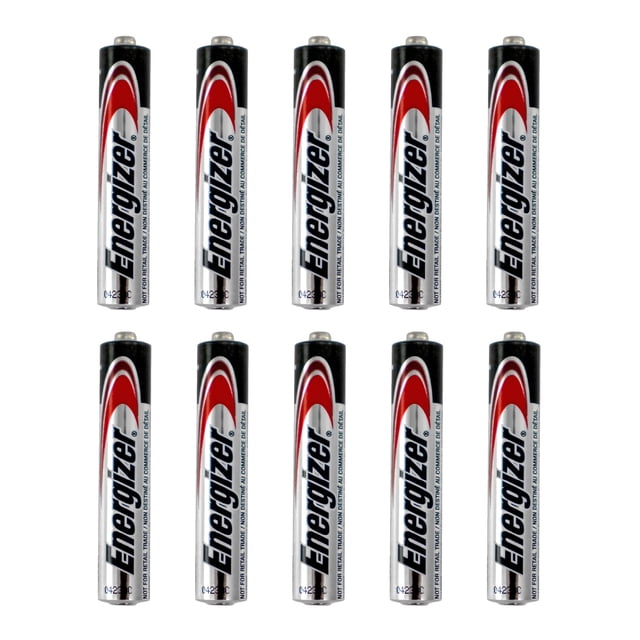 Batería alcalina Energizer AAAA EN96 LR61 de 1,5 V, paquete de 10