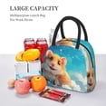 thumbnail image 5 of Rocae Cloud Cute Hamster for Leakproof Lunch Box for Adults, Wide Opening Lunch Tote Bag, Reusable Lunch Cooler Bag, 5 of 6