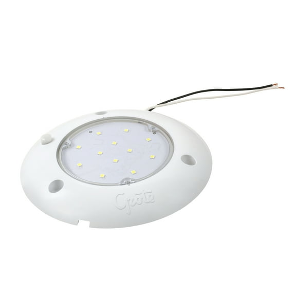 Grote 61331 S100 LED WhiteLight Surface Mount Dome Light with Motion Sensor - White