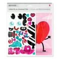 thumbnail image 4 of American Greetings Valentine's Day Repositionable Stickers for Kids, Create-A-Character Design (1 Sheet, 31 Stickers), 4 of 4