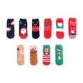 thumbnail image 3 of 10 pares de calcetines de Navidad para mujer, calcetines para mujer, calcetines de tubo medio, regalo de invierno, 3 of 5
