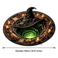 thumbnail image 3 of Luckky 3D Illusion Halloween Round Mat,Soft Funny Visual Effect Area Rug with Non-Slip Bottom,Indoor Decor Floor Mat for Entryway,Living Room,Bedroom,Halloween Home Decoration, 3 of 6