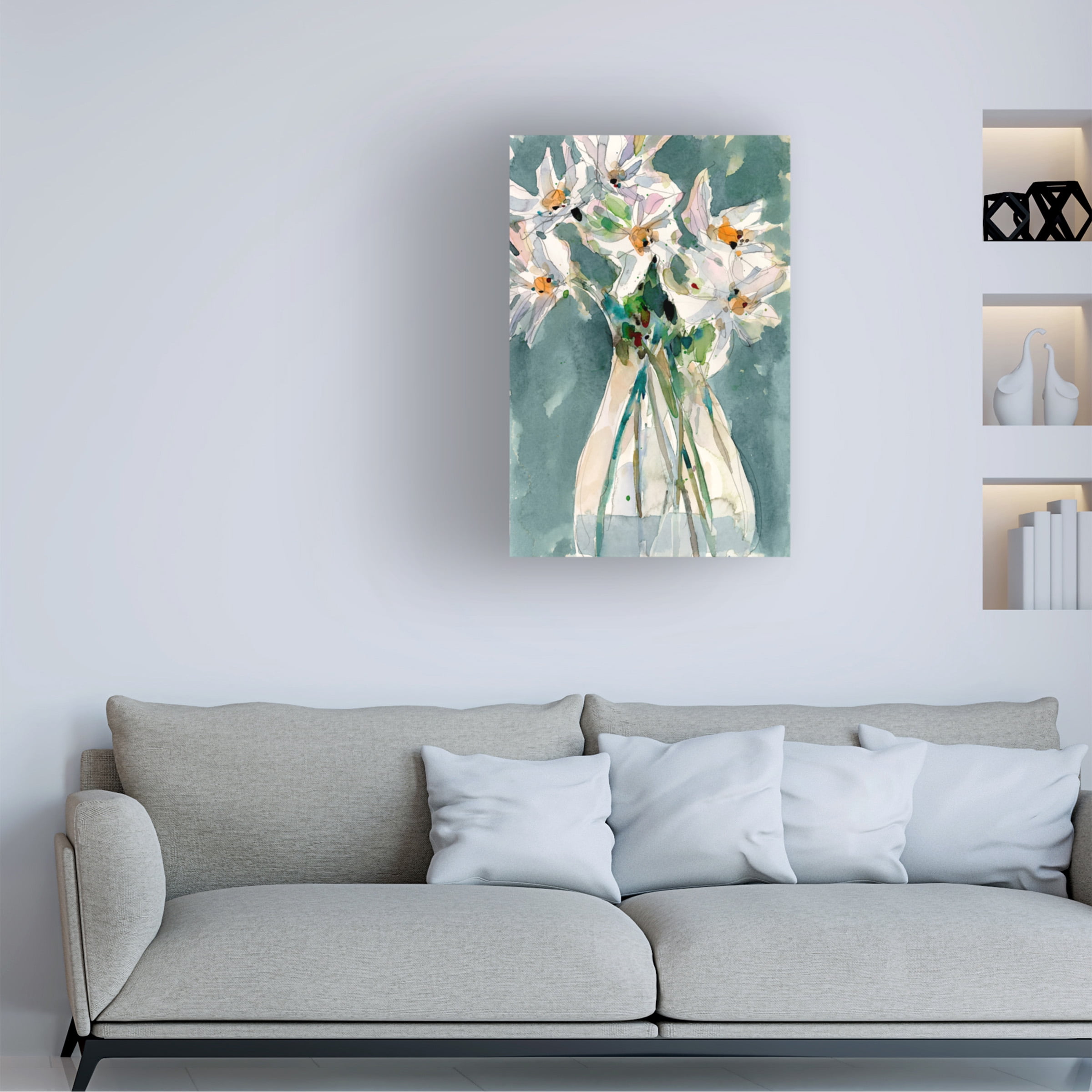 Samuel Dixon 'A Daisy Moment I' Canvas Art
