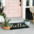 thumbnail image 5 of Hello Door Mat Welcome Mats Indoor Outdoor,Rubber Non Slip 30"x17"Durable Floor Mat Non Slip Rug Ultra Absorb Mud Easy Clean Front Doormat for Entryway,Patio,Kitchen and Living Room, 5 of 6