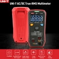 thumbnail image 4 of UNI-T Multimètre Numérique de Taille Paume AC/DC True-RMS Multimètre 4mF(4000uF) Grand Testeur de Capacité Auto-Rangement, 4 of 8