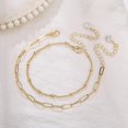 thumbnail image 3 of Women's Delicate Bracelets Adjustable Layered Bracelets Women's Jewelry (Gold), 3 of 5