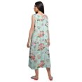 thumbnail image 3 of Moomaya Chemise de Nuit à Manches pour Femmes Imprimée en Coton, 3 of 5