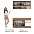 thumbnail image 5 of Cocina Integral MADESA 150cm Marrón/Blanco Glamy, 5 of 5