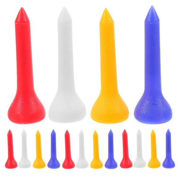 Supvox 100Pack Small Golf Tees Assorted Color Plastic for Golf Equipment