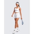 thumbnail image 3 of Sujetador deportivo CRZ YOGA Butterluxe Halter Longline acolchado blanco, 3 of 5