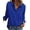 Royal Blue, variant on Zeagoo Button Down Shirts for Women Floral Blouses Business Casual Long Sleeve Shirts Dressy Printed Spring Fall Clothing