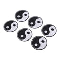 thumbnail image 1 of Sewing Patches, Tai Chi Pattern Yin Yang Patch Cotton Material 6PCS  For Wallet For Package For Hat For Shirt, 1 of 8