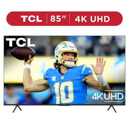TCL 85” Class S Class 4K UHD HDR LED Smart TV with Google TV, 85S450G