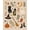 Beige, Pattern 1, variant on Design&I 6'x9' Washable Area Rug Beige Black Halloween Whimsy Design Seasonal Icons and Motifs for Dining Room, Under Table, Office, Snag-Free