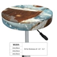 thumbnail image 4 of Balery Fresh Coconut Splash Fundas de asiento para taburete de bar redondo de tela de terciopelo ajustables que protegen de arañazos y manchas para sillas de 14 a 17 pulgadas.-13 inch, 4 of 7
