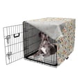 thumbnail image 5 of Geometric Dog Crate Cover, Contemporary Design of Various Shapes Abstract Creative Retro Tones, Easy to Use Pet Kennel Cover Small Dogs Puppies Kittens, 7 Sizes, Multicolor, by Ambesonne, 5 of 6