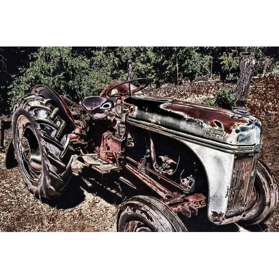 Rusty But Ready- CANVAS OR FINE PRINT WALL ART
