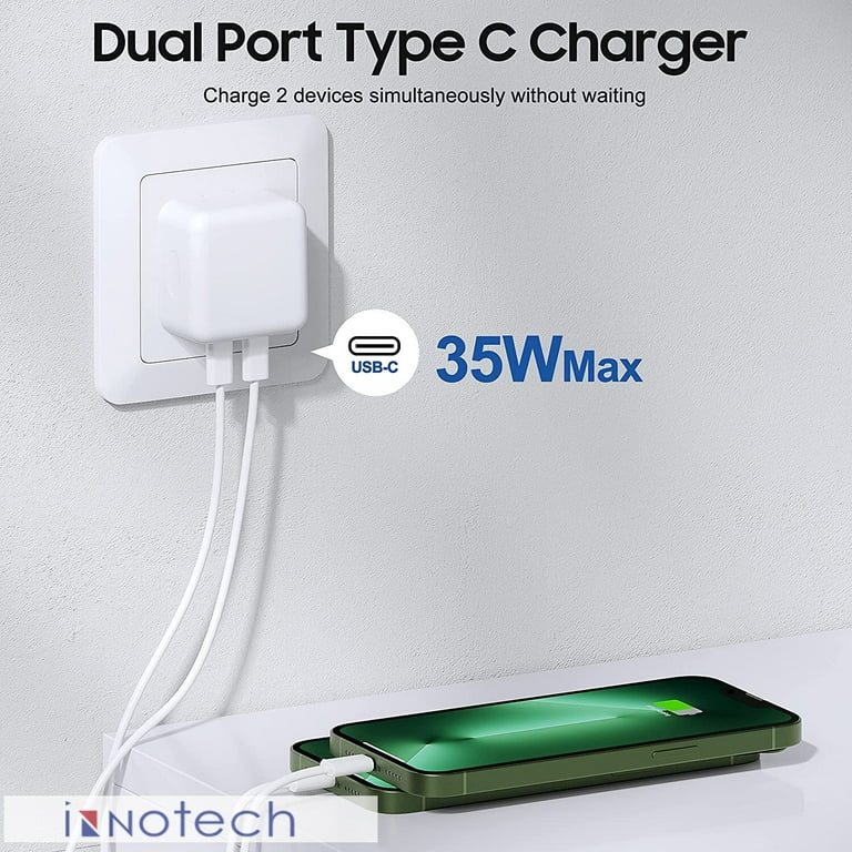 iPhone USB-C PD 20W Power Adapter Charger 2 & 3 Pin With Cable