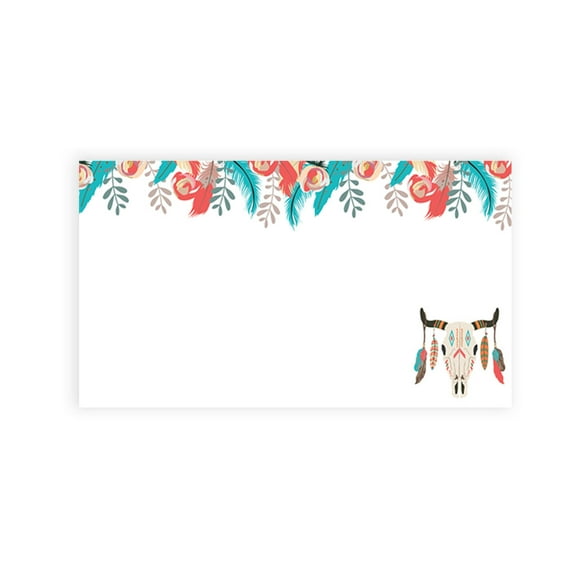 Koyal Wholesale Boho Dream Catcher Place Cards for Wedding Party Tables, Seating Name Place Cards for Holders, 60 Pack