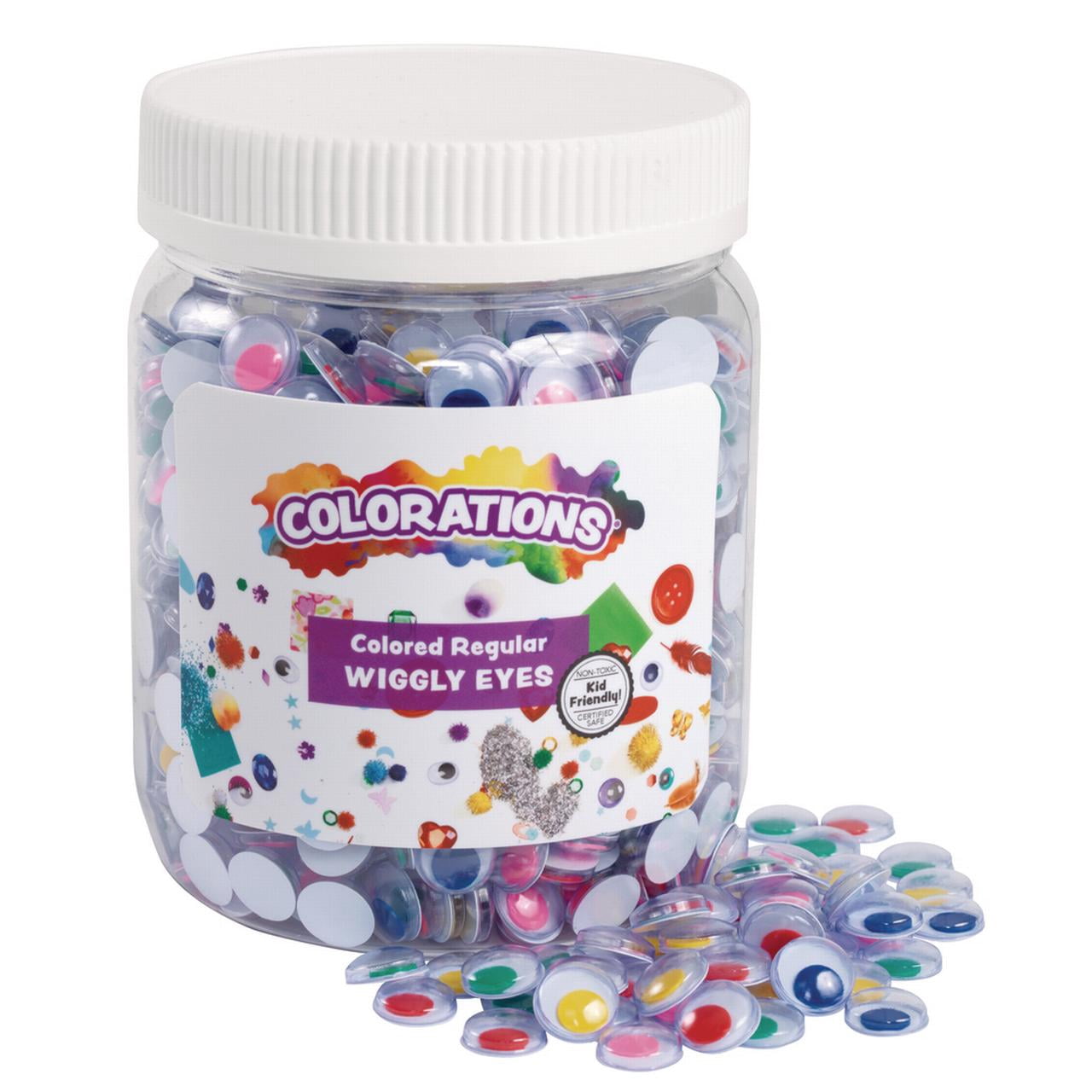 Colorations[r] Wiggly Eyes, Colored - 1,000 Pieces