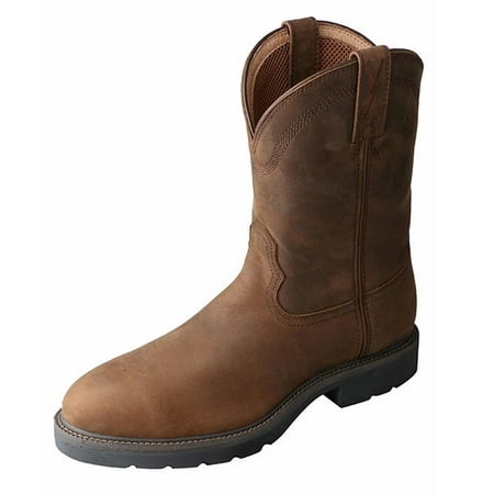 

TWISTED X Men s Work Boot Color: Distressed Saddle Size: 12 Width: D (MWP0001-12-D0