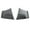 Glossy black, variant on 2Pcs Motorbike Modified Winglets Spoiler Aerodynamic Wing Side Fairing Winglets Wind Wing Motorcycle Accessory