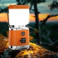 thumbnail image 3 of Eyotto Camping Lantern,  3000mAh Rechargeable Camping Light with Handles, Retro Outdoor Camping Light with 4 Lighting Modes for Tent Camping Hiking Climbing Work Light, Orange, 3 of 11