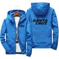 thumbnail image 1 of Men's Jacket Spring and Autumn Fashion Santa Cruz Print Slim Top Casual Baseball Pilot Zip 2024, 1 of 5