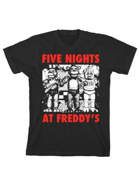 Five Nights At Freddy S Boys Shirts Tops Walmart Com - freddy fnaf roblox shirt