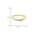 thumbnail image 3 of Solid 10k Yellow Gold 2mm Comfort Fit Wedding Band Size 12, 3 of 3