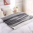 thumbnail image 5 of DSSTYLES Throw Blanket Flannel Fleece Soft Luxury Warm Bed Blanket Reversible Sherpa Blanket Fuzzy Plush Luxury Snuggle Blanket, Machine Washable Blankets Fall Winter Blanket for Couch Bed Sofa Chair, 5 of 8