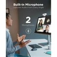 thumbnail image 4 of Lenovo 310 FHD Webcam, 1080p, FHD Resolution @30 FPS, Plug-and Play USB Connectivity, 1.8M Cable, 2 Integrated Microphones, External Privacy Shutter,, 4 of 8