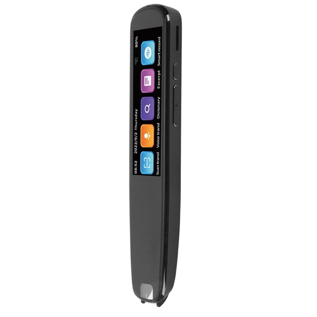 Pen de Lectura Inteligente, Traducción de Escaneo Reducción de Ruido de la Pluma Reducino de 8GB EMCP 2.99in Pantalla 2MP para Aprendices de Idiomas
