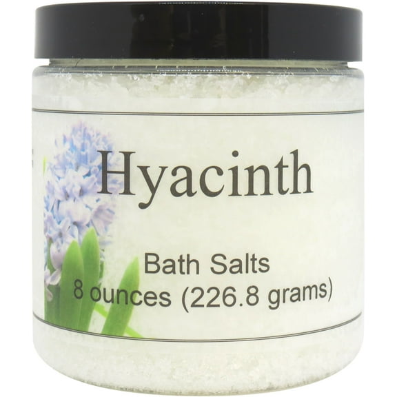 Hyacinth Bath Salts by Eclectic Lady, 8 ounces