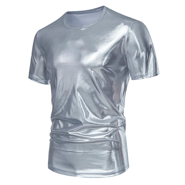 pstuiky camisetas para hombre, Camiseta de manga corta con cuello redondo y estampado liso para hombre camisas casuales para hombre m