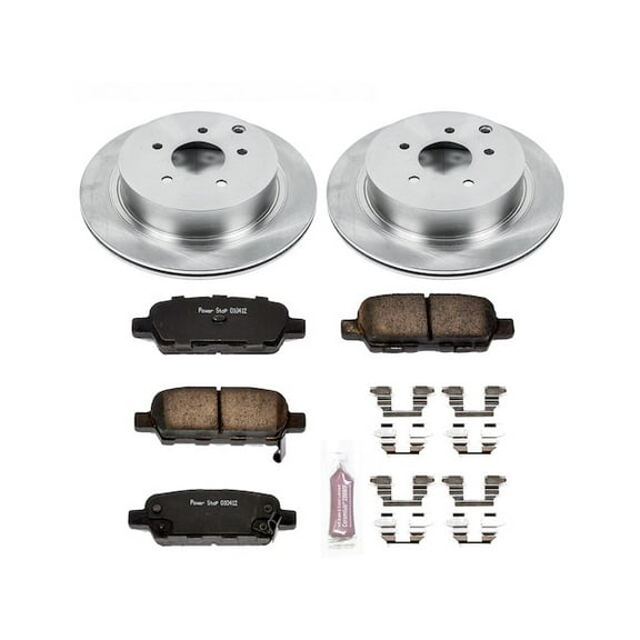 Rear Brake Pad and Rotor Kit - Compatible with 2003 - 2007, 2009 - 2024 Nissan Murano 2004 2005 2006 2010 2011 2012 2013 2014 2015 2016 2017 2018 2019 2020 2021 2022 2023