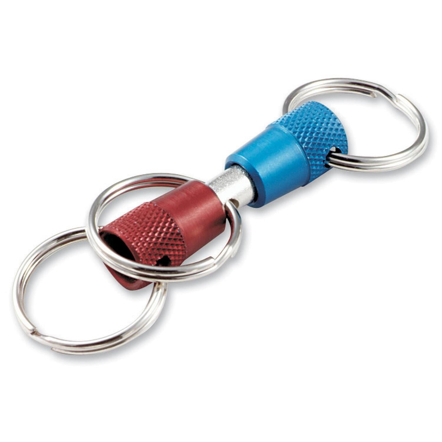 Lucky Line 3 Way Pull Apart Keychain 1 Pack Red Blue and Silver 71701 Walmart