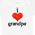 thumbnail image 4 of Inktastic I Love Grandpa Boys or Girls Baby Bodysuit, 4 of 5